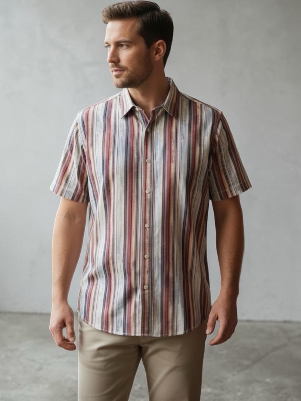 Tommy Hilfiger Red Label Striped Shirt Men’s XL | Cotton